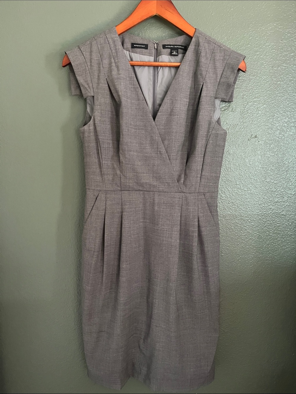 Banana Republic Italian Wool Suiting Dress